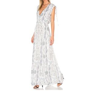 Parker Luna white maxi dress